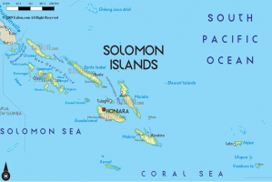 Map of the Solomons